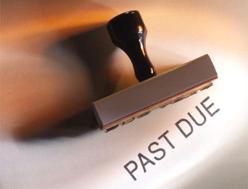 debts past due