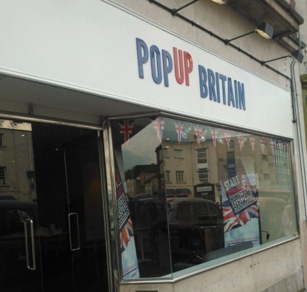 StartUp Britain's PopUp Britain shop, offering start-up businesses a unique low-cost opportunity to experience life on the high street.