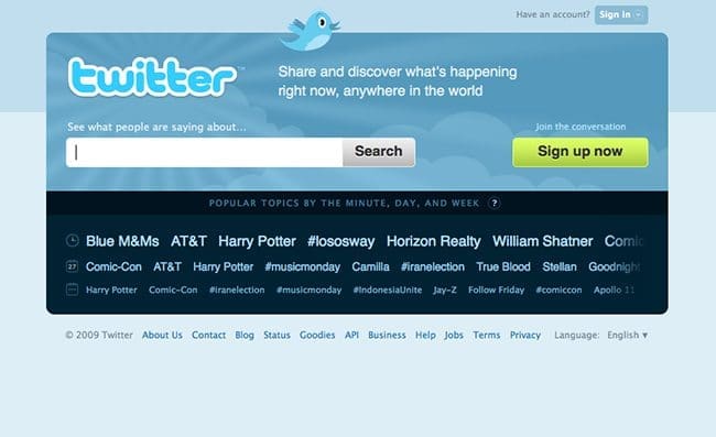 twitter-homepage