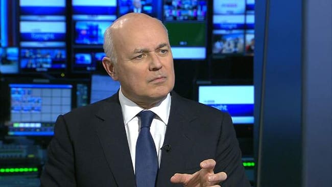 DWP Minister Iain Duncan Smith