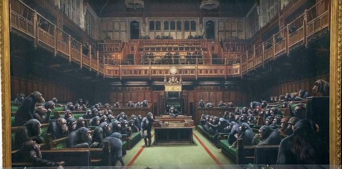 Banksy Chimpanzees