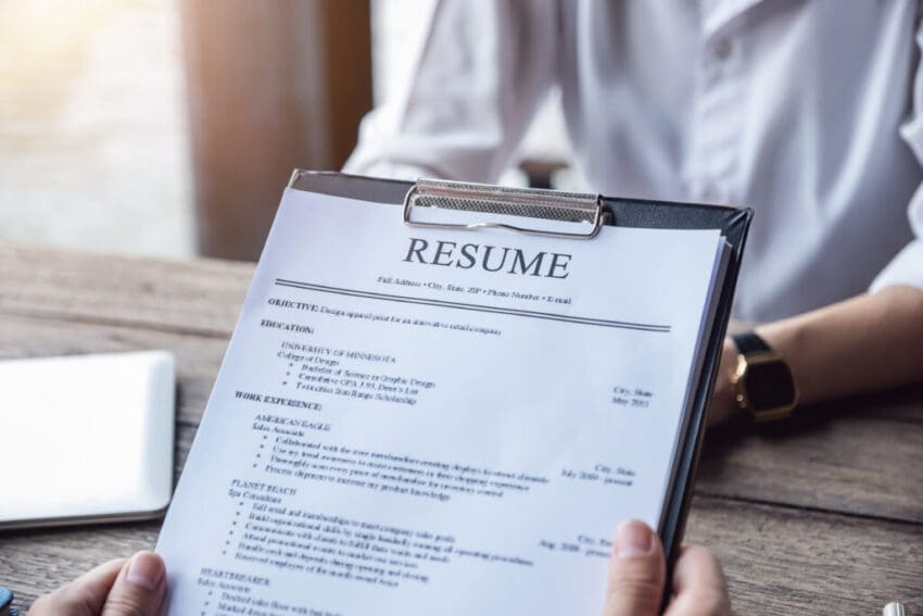 resume