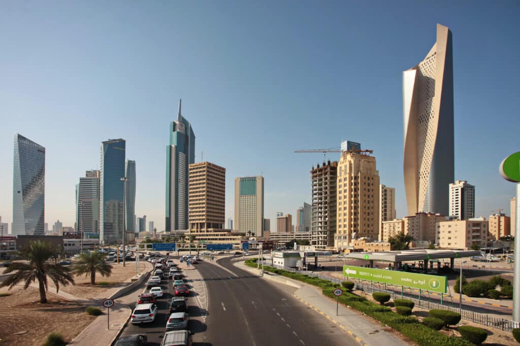 Kuwait,City,,Kuwait,-,November,12,,2013:,Skyline,Of,Kuwait
