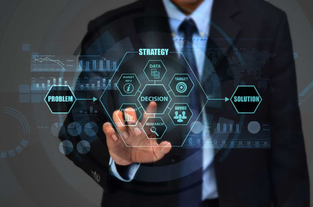 The,Concept,Of,Making,Corporate,Decision,To,Solve,Business,Problem