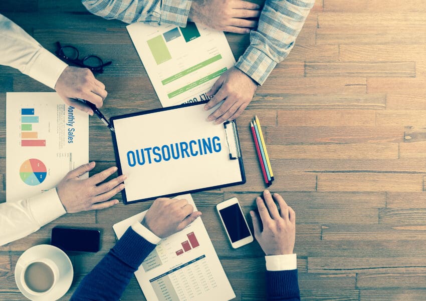 Business,Team,Concept:,Outsourcing