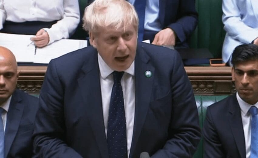 Boris Johnson NI Raise