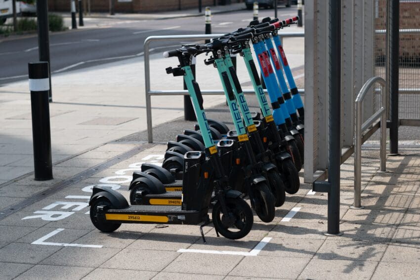 London,Uk,06.09.2021,Electric,Scooter,,New,Modern,Ecological,Mean,Of