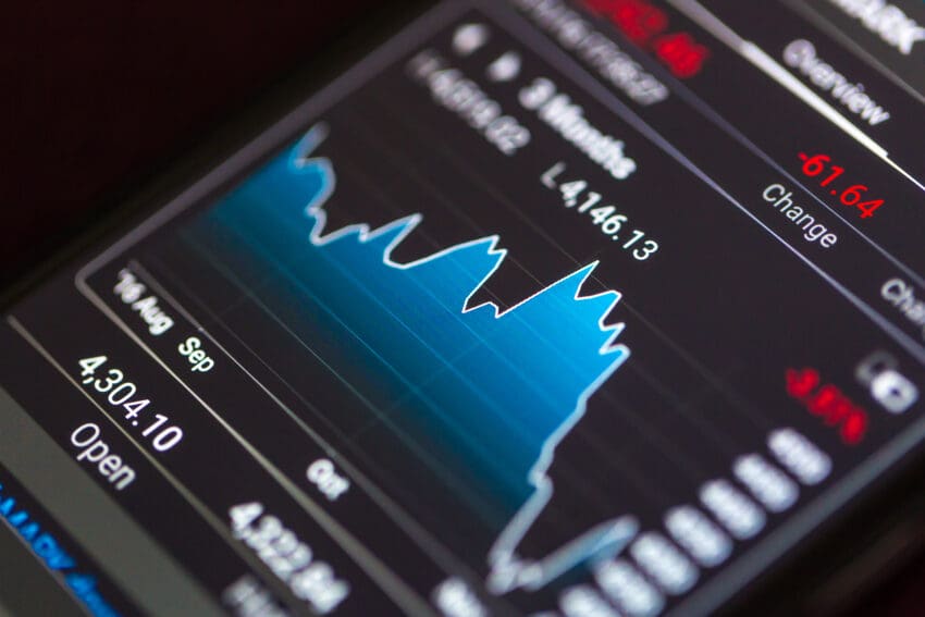 Business,And,Trading,Finance,Concept.,Close,Up,View,Of,Stock