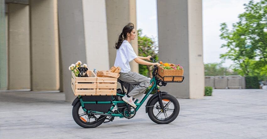 Electric cargo bike combines the power of traditional cycling with the convenience of motorized assistance, making it easier to carry heavy loads without breaking a sweat.