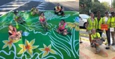 Chalk Riot is a women-led mural business based in Washington, D.C that specialize in murals on the ground.